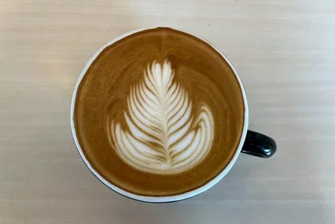 Coffee cup on the table-1 (3) 库存照片
