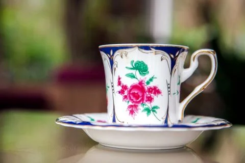 Coffee Cup on table Stock Photos