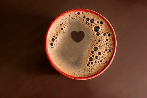 Coffee cup on a table Stock Photos