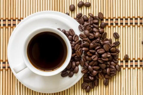 Coffee cup top view Photos