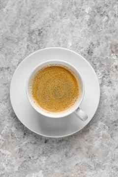 Coffee cup. Top view Stock Photos