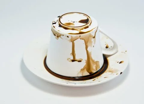 Coffee cup used. 写真素材