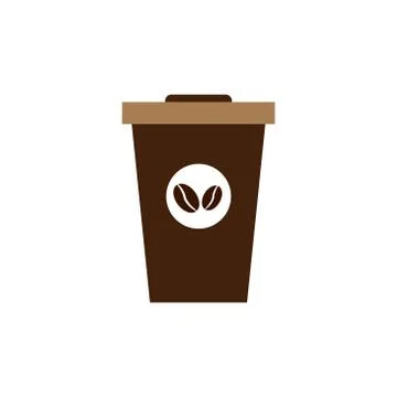 Coffee cup vector design template illustration Stock Illustration