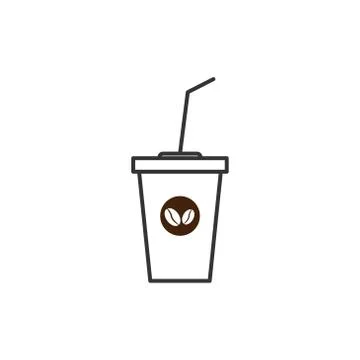 Coffee cup vector design template illustration Stock Illustration