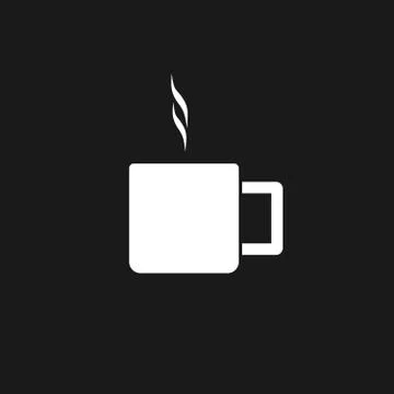 Coffee cup vector flat icon Stock Illustration