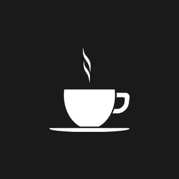 Coffee cup vector flat icon Stock Illustration