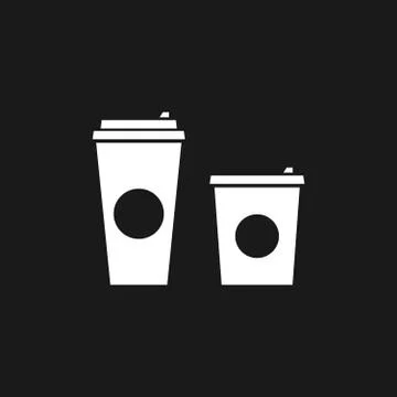 Coffee cup vector flat icon Stock Illustration