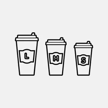 Coffee cup vector flat icon Stock Illustration