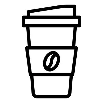 Coffee cup Vector Icon Design Illustration Stock Illustration