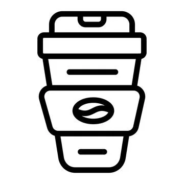 Coffee cup Vector Icon Design Illustration Illustrazione stock