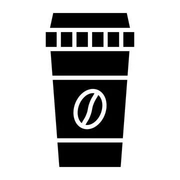 Coffee Cup Vector Icon Design Illustration Stock Illustration