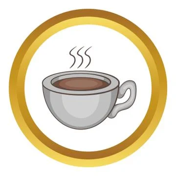 Coffee cup vector icon Stock-Illustration