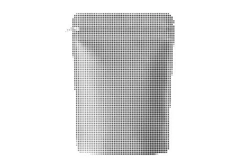 Coffee cup vector illustration with halftone dot shading. Stock Illustration