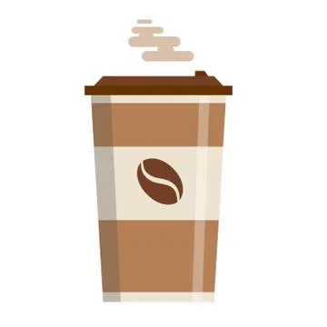 Coffee cup vector illustration isolated on background. Stock Illustration