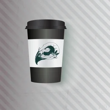 Coffee Cup Vector Template : Vector Illustration Stock Illustration
