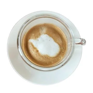 Coffee cup on white-9 Фото