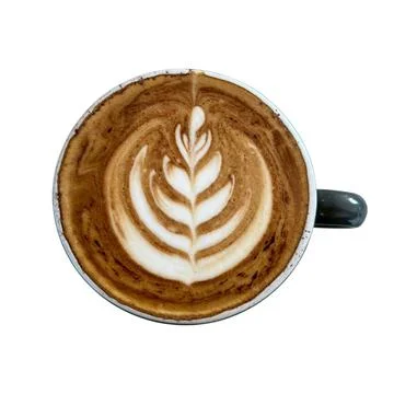 Coffee cup on white background-007 Fotos de archivo