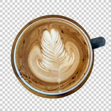 Coffee in a cup on a white background-06 Foto stock