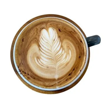 Coffee in a cup on a white background-06 Stock Photos