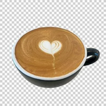Coffee in a cup on a white background-07 Foto stock