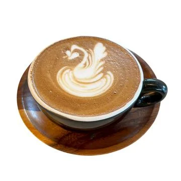 Coffee in a cup on a white background 4 Stock Photos