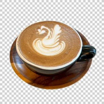 Coffee in a cup on a white background 4 Stock Photos