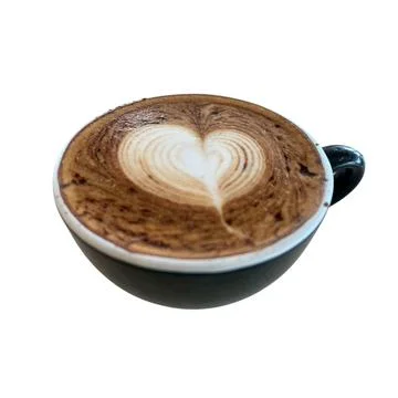 Coffee in a cup on a white background 5 Fotos de archivo
