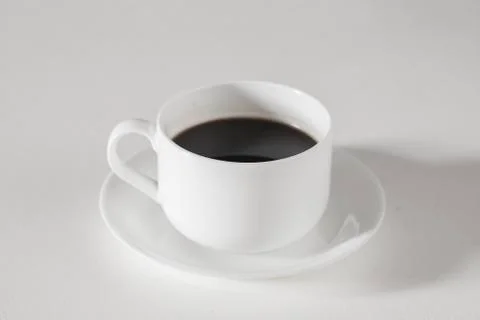 Coffee cup on white background Stock Photos