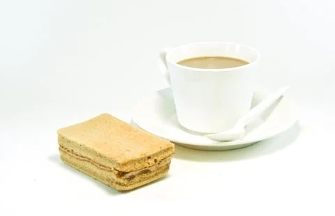 Coffee cup with white background Stock Photos