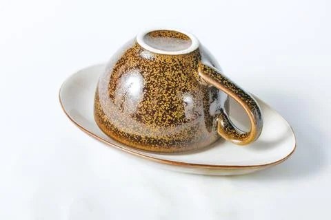 Coffee cup on a white background Stock Photos