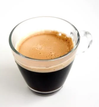 Coffee cup on white background Stock Photos