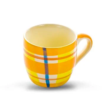 Coffee cup on white background Stock Photos