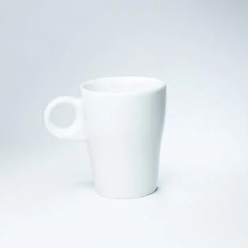 Coffee cup on white background Stock Photos