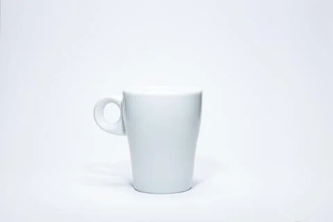 Coffee cup on white background Stock Photos