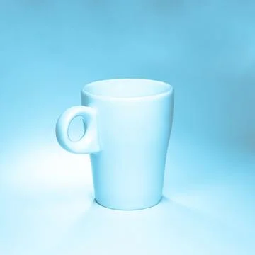 Coffee cup on white background Stock Photos