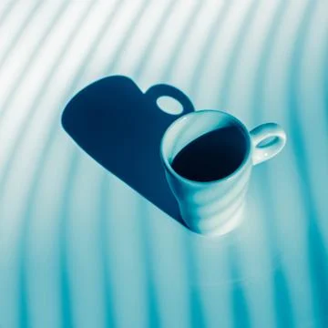 Coffee cup on white background Stock Photos