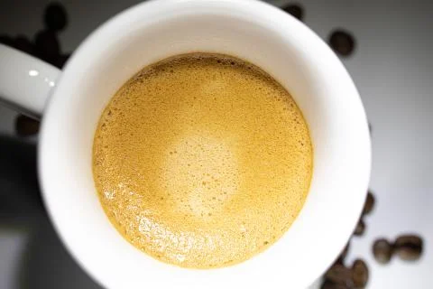 Coffee cup on white background Stock Photos