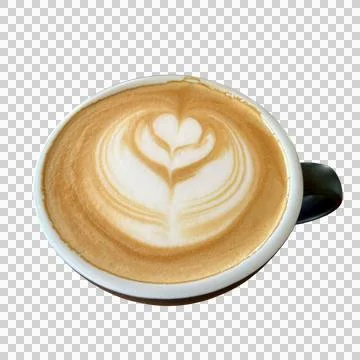 Coffee in cup on white background Фото