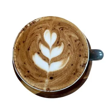 Coffee cup  on white background Fotos de archivo