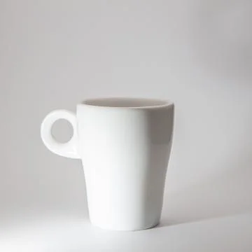 Coffee cup on white Stock Photos