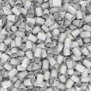 Coffee cups background Stock-Illustration