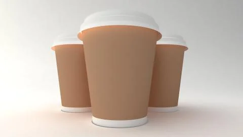 Coffee cups. Stock Illustration