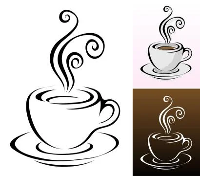 Coffee cups Stock Illustration