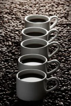 Coffee cups Foto stock