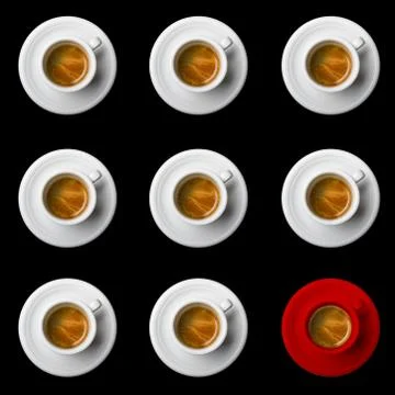 Coffee cups Stock Photos