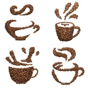 Coffee cups. Stock Photos