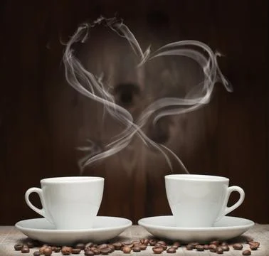 Coffee cups Stock Photos