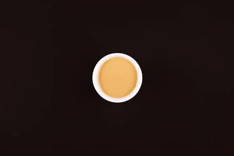 Coffee on dark background Stock Photos