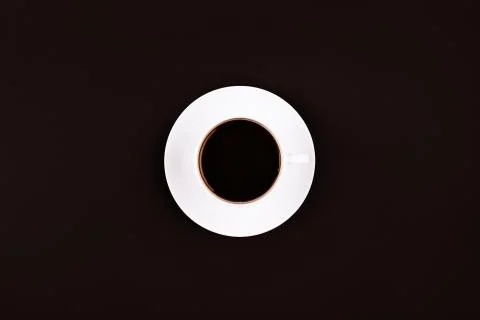 Coffee on dark background Stock Photos