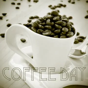 Coffee day Stock Illustration